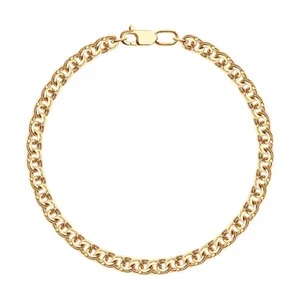 Бисмарк ручной вязки из золоченого серебра