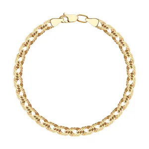 Браслет из золочёного серебра