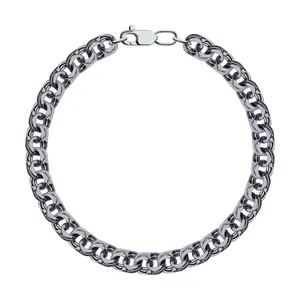 Браслет из серебра с алмазной гранью