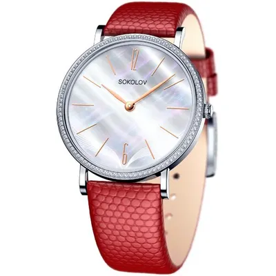 Женские серебряные часы из серебро