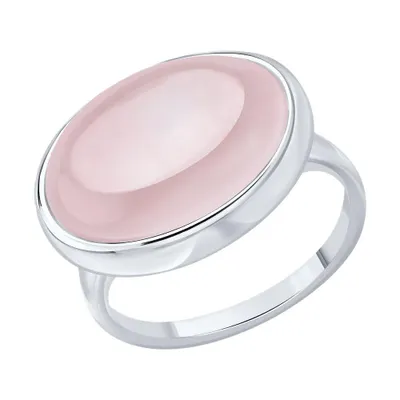 Кольцо из серебра с кварцем из серебро