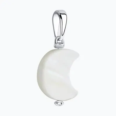 Подвеска из серебра с перламутром из серебро