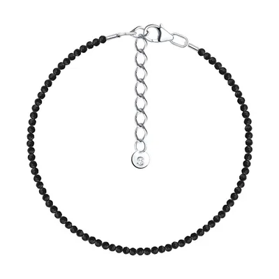 Браслет из серебра со шпинелью из серебро