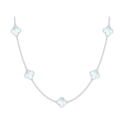 Колье из серебра с перламутром из серебро