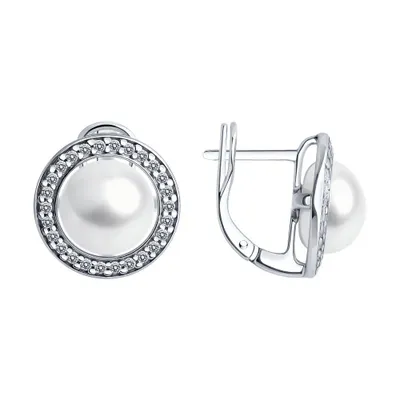 серьги из серебро