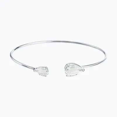 Браслет из серебра с горным хрусталем из серебро