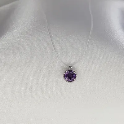 колье из серебро