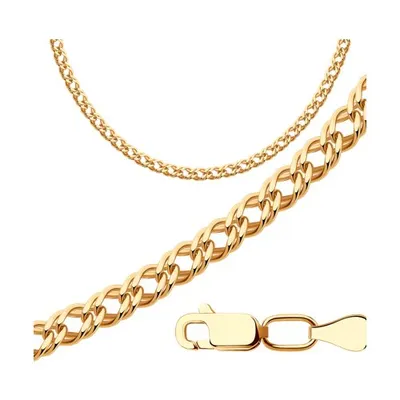 Цепь из золоченого серебра из серебро