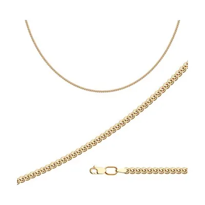 Цепь из золочёного серебра из серебро