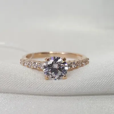 кольцо из серебро