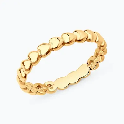 Позолоченное кольцо из серебра из серебро