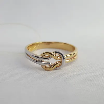 Кольцо из золочёного серебра из серебро