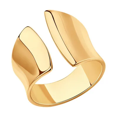 Кольцо из золочёного серебра из серебро