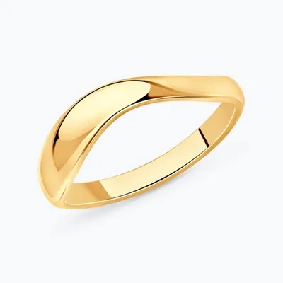 Кольцо на фалангу из золочёного серебра из серебро