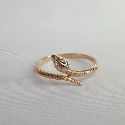 Кольцо из золочёного серебра из серебро