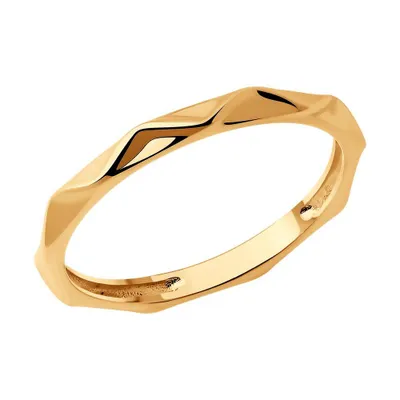 Кольцо из золочёного серебра из серебро