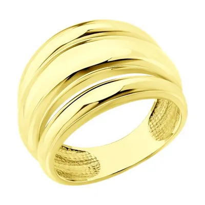 Кольцо из золочёного серебра из серебро