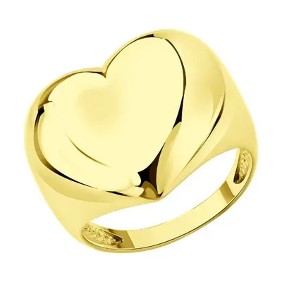 Кольцо из золочёного серебра из серебро