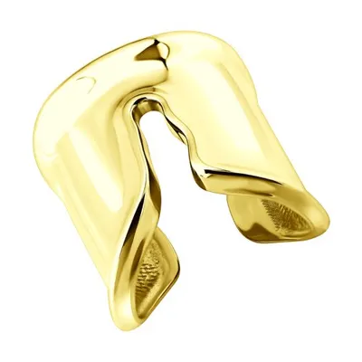 Кольцо из золочёного серебра из серебро