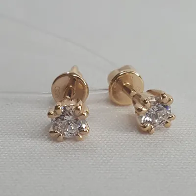 серьги из серебро