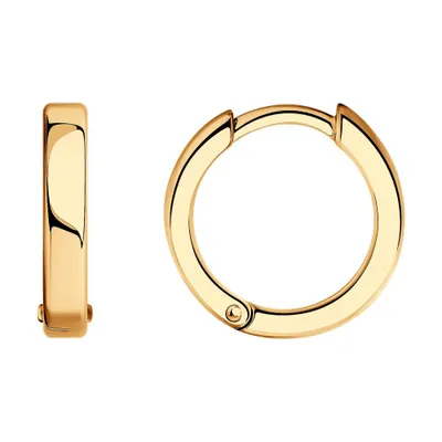 Серьги из золоченого серебра из серебро