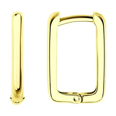 Серьги из золоченого серебра из серебро