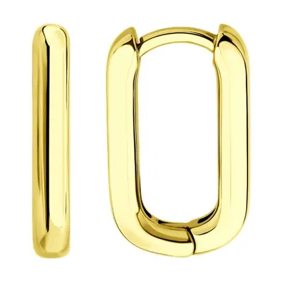 Серьги из золочёного серебра из серебро