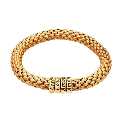 Позолоченный серебряный браслет с эмалью из серебро