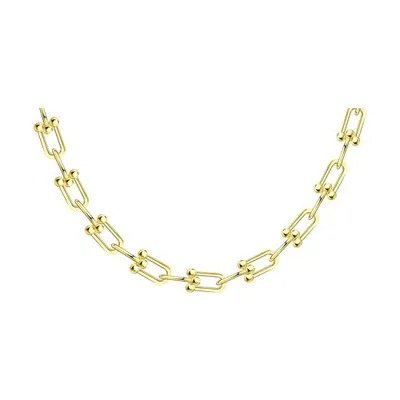 Колье из золочёного серебра из серебро