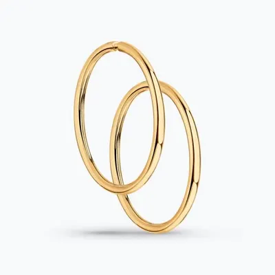 Серьги из золоченого серебра из серебро