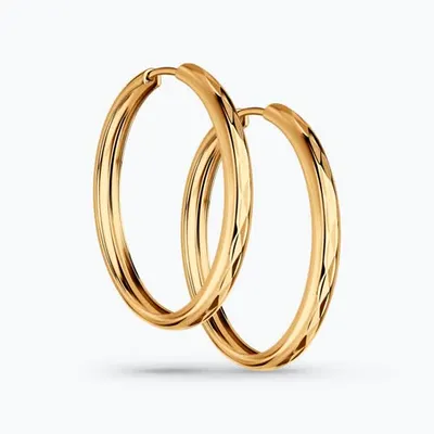 Серьги из золоченого серебра из серебро