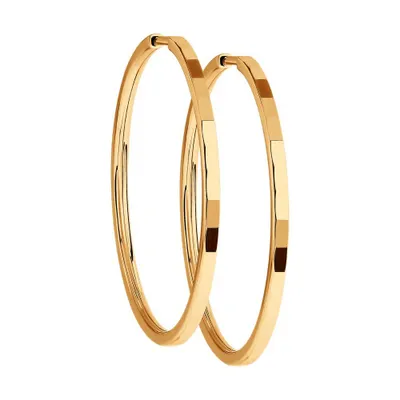 Серьги из золоченого серебра из серебро