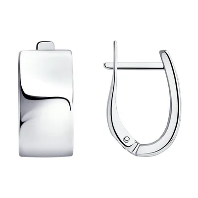 Серьги из серебра из серебро