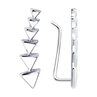 Серьги из серебра из серебро