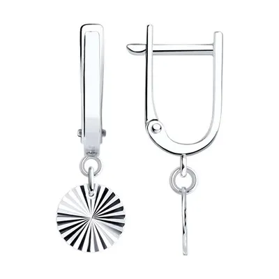 Серьги из серебра из серебро