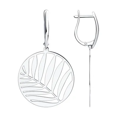 Серьги из серебра из серебро