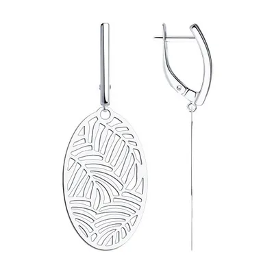 Серьги из серебра из серебро