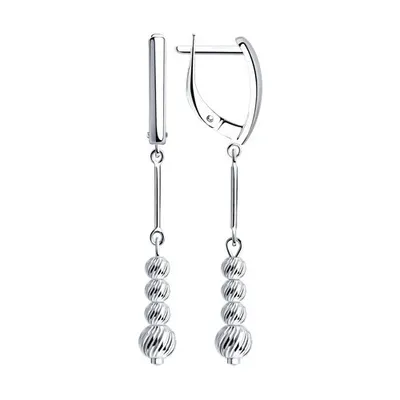 Серьги из серебра из серебро