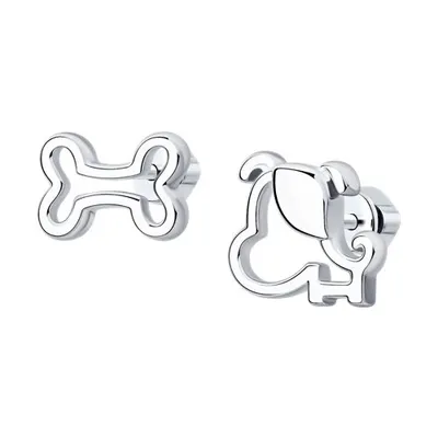 Серьги из серебра из серебро