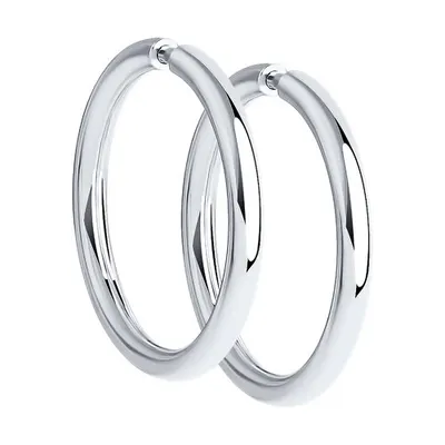 серьги из серебро