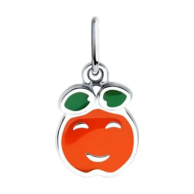 Подвеска из серебра с эмалью из серебро