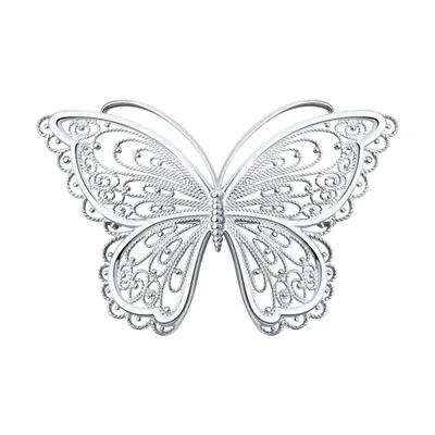 Брошь из серебра из серебро
