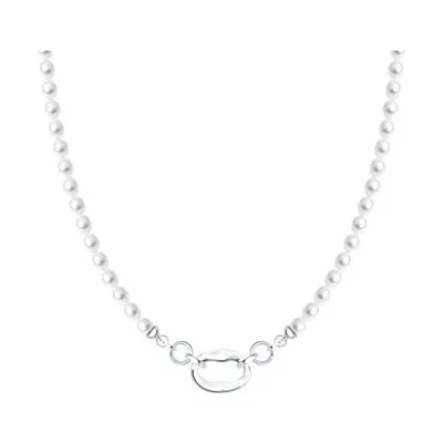 Колье из серебра с жемчугом из серебро