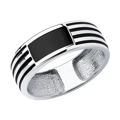 кольцо из серебро