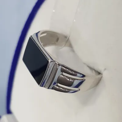 Кольцо из серебра с эмалью из серебро