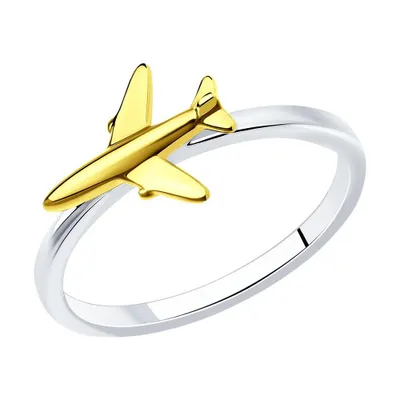 Кольцо из золочёного серебра из серебро