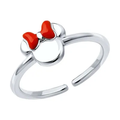 Кольцо из серебра с эмалью из серебро