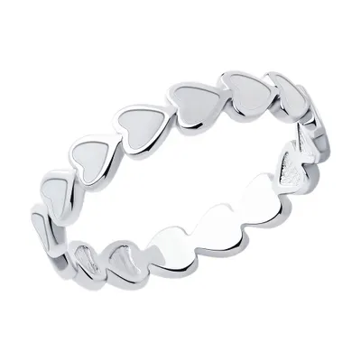 Кольцо из серебра с эмалью из серебро