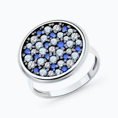 кольцо из серебро