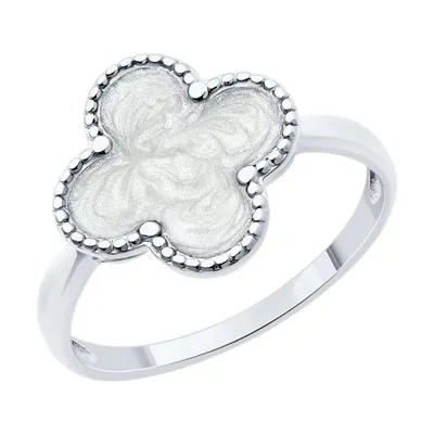 Кольцо из серебра с эмалью из серебро